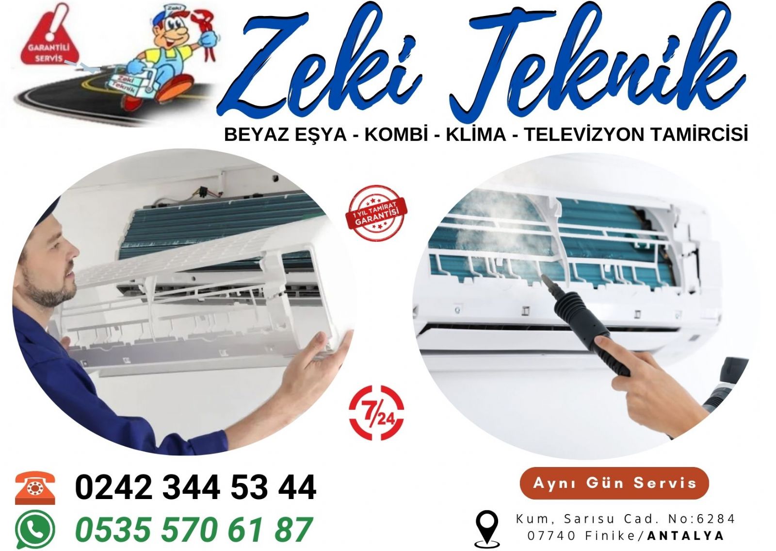 Finike Klima Servisi